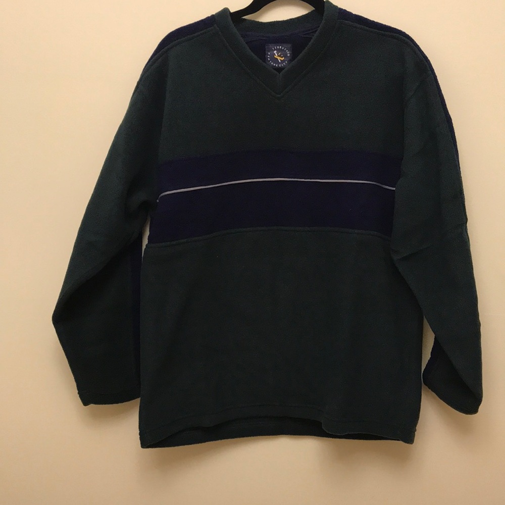 unisex medium sweater blue green